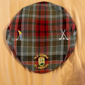Vintage Mens St Andrews flat golf hat. New with tags